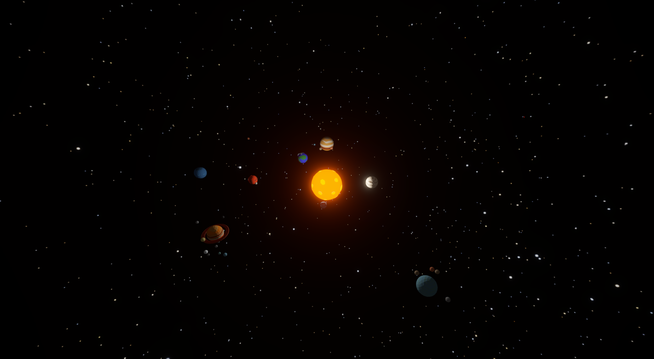Low Poly Sunsystem
